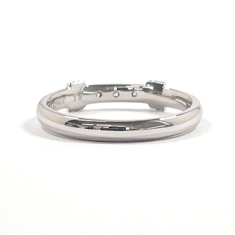 Burberrys Ring Pt900Platinum/diamond #US 5 3/4 Silver Women Second hand