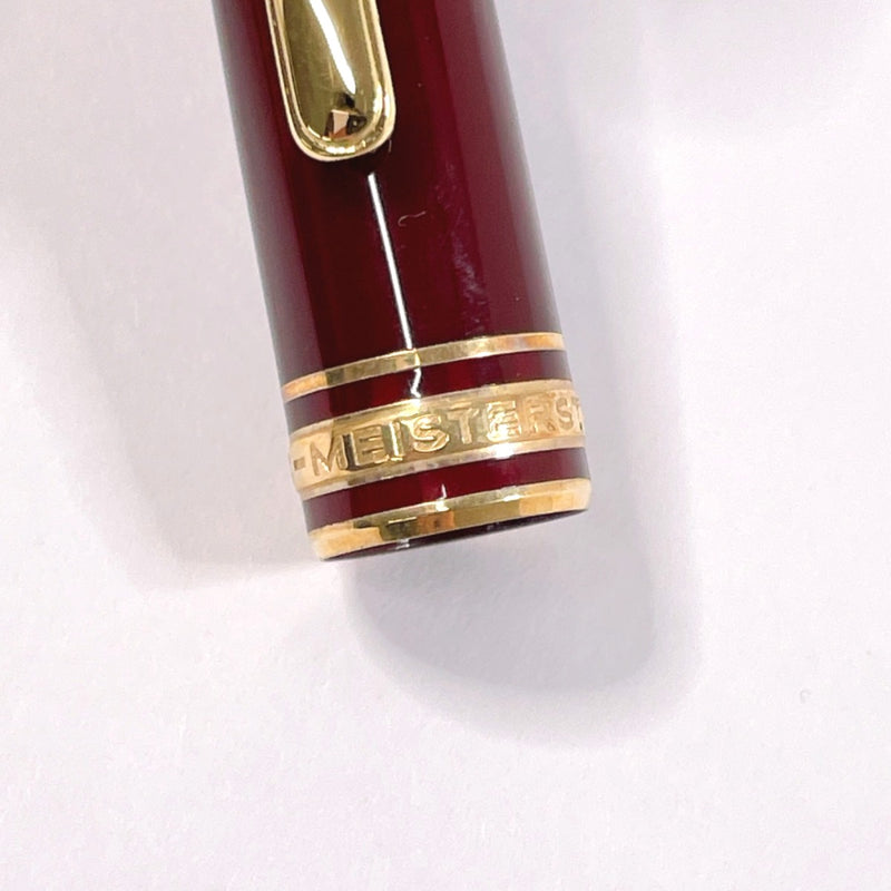 MONTBLANC fountain pen 4810 Meisterstic Classic 145 Synthetic resin/K14 Gold Bordeaux unisex Second hand