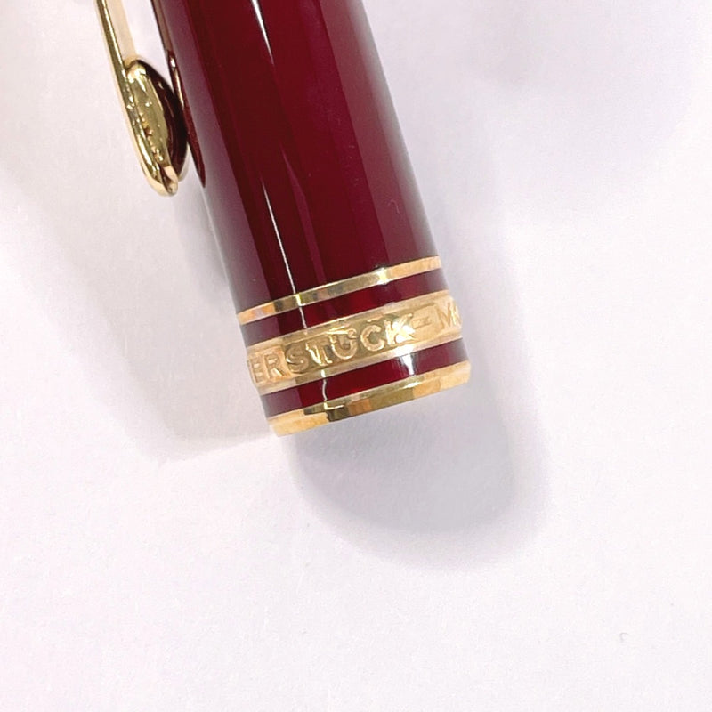 MONTBLANC fountain pen 4810 Meisterstic Classic 145 Synthetic resin/K14 Gold Bordeaux unisex Second hand