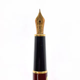 MONTBLANC fountain pen 4810 Meisterstic Classic 145 Synthetic resin/K14 Gold Bordeaux unisex Second hand