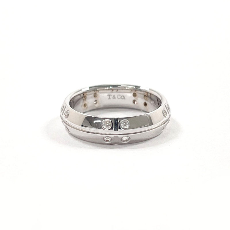 TIFFANY&Co. Ring Streamerica K18 white gold/diamond #US 4 3/4 Silver Women Second hand