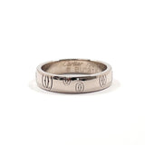 CARTIER Ring B4050949 happy Birthday K18 white gold #US 4 3/4 Silver BU1915 Women Second hand