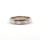 CARTIER Ring B4050949 happy Birthday K18 white gold #US 4 3/4 Silver BU1915 Women Second hand
