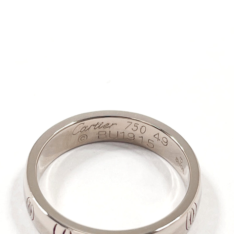 CARTIER Ring B4050949 happy Birthday K18 white gold #US 4 3/4 Silver BU1915 Women Second hand