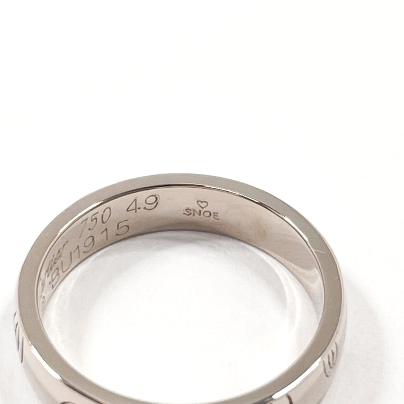 CARTIER Ring B4050949 happy Birthday K18 white gold #US 4 3/4 Silver BU1915 Women Second hand