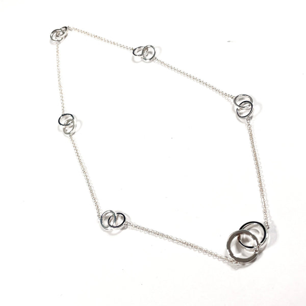 TIFFANY&Co. Necklace 1837 Interlocking Multi Circles Silver925 Silver Women Second hand