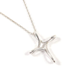 TIFFANY&Co. Necklace Infinity cross Elsa Peretti Silver925 Silver Women Second hand