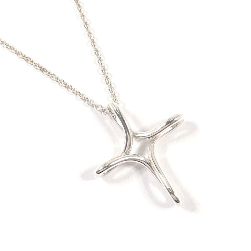 TIFFANY&Co. Necklace Infinity cross Elsa Peretti Silver925 Silver Women Second hand