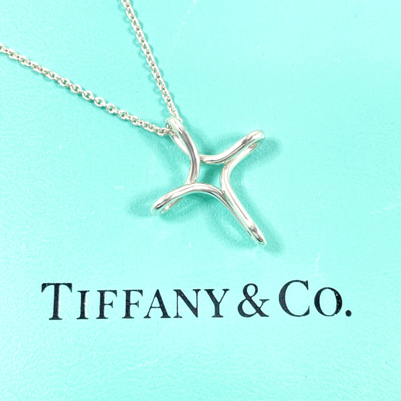 TIFFANY&Co. Necklace Infinity cross Elsa Peretti Silver925 Silver Women Second hand