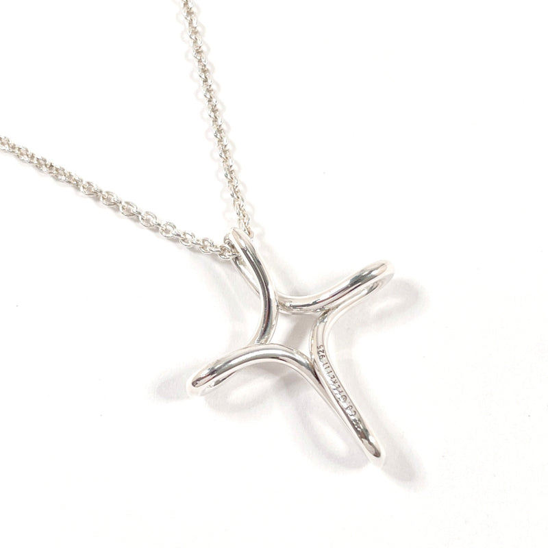 TIFFANY&Co. Necklace Infinity cross Elsa Peretti Silver925 Silver Women Second hand