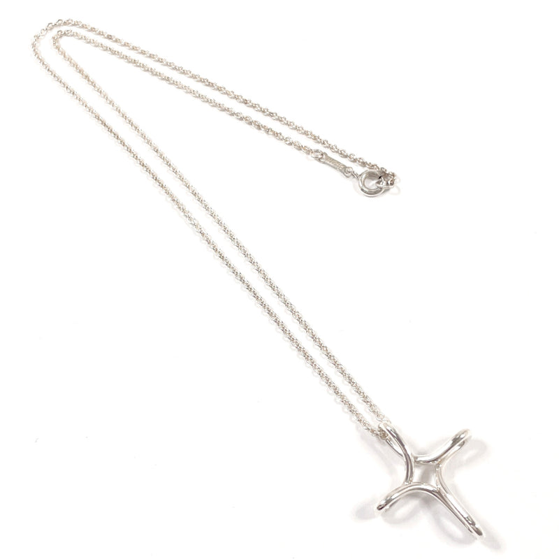 TIFFANY&Co. Necklace Infinity cross Elsa Peretti Silver925 Silver Women Second hand