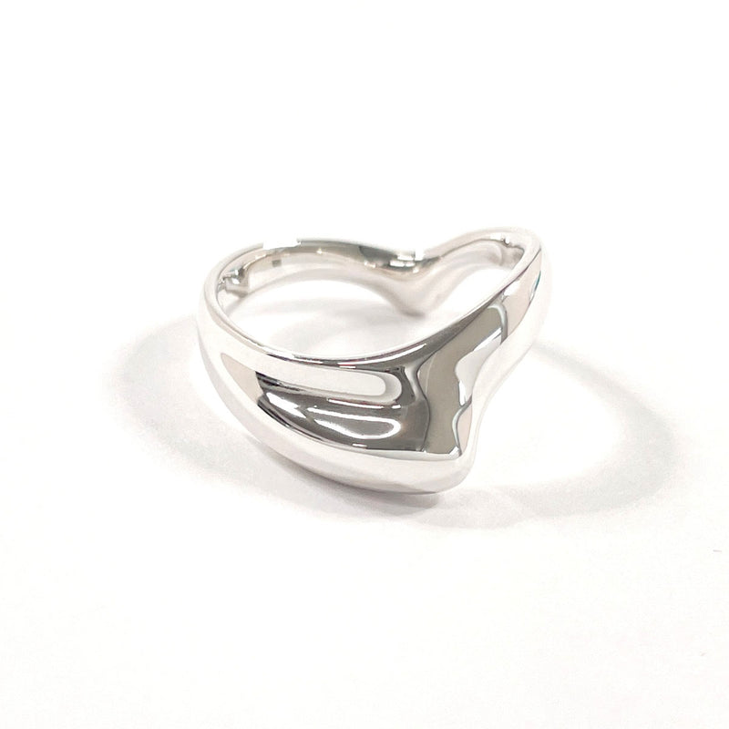 TIFFANY&Co. Ring Curved Wave Heart Elsa Peretti Silver925 #US 5 1/4 Silver Women Second hand