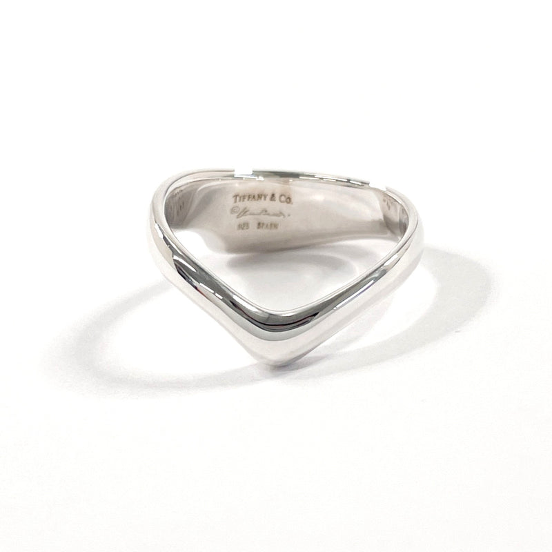 TIFFANY&Co. Ring Curved Wave Heart Elsa Peretti Silver925 #US 5 1/4 Silver Women Second hand