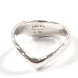 TIFFANY&Co. Ring Curved Wave Heart Elsa Peretti Silver925 #US 5 1/4 Silver Women Second hand