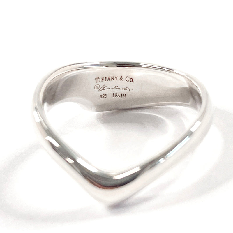 TIFFANY&Co. Ring Curved Wave Heart Elsa Peretti Silver925 #US 5 1/4 Silver Women Second hand