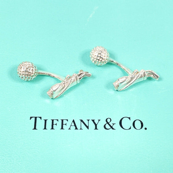 TIFFANY&Co. cuffs golf Silver925 Silver mens Second hand