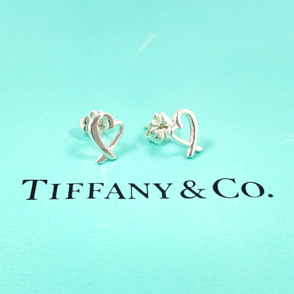 TIFFANY&Co. earring Loving heart Paloma Picasso Silver925 Silver Women Second hand