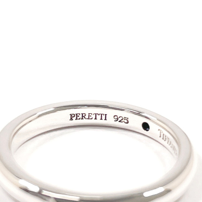 TIFFANY&Co. Ring Stacking band Elsa Peretti Silver925/sapphire #US 4 1/2 Silver Women Second hand