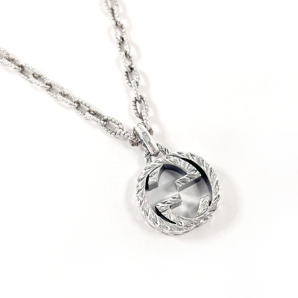 GUCCI Necklace Interlocking G Silver925 Silver unisex Second hand