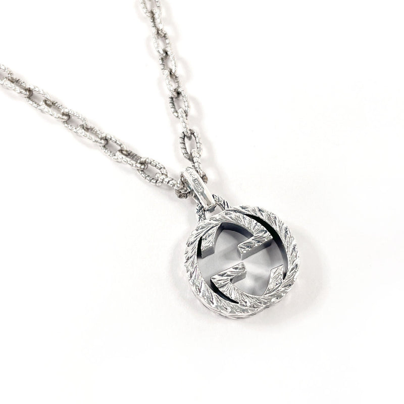 GUCCI Necklace Interlocking G Silver925 Silver unisex Second hand