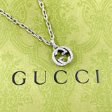 GUCCI Necklace Interlocking G Silver925 Silver unisex Second hand