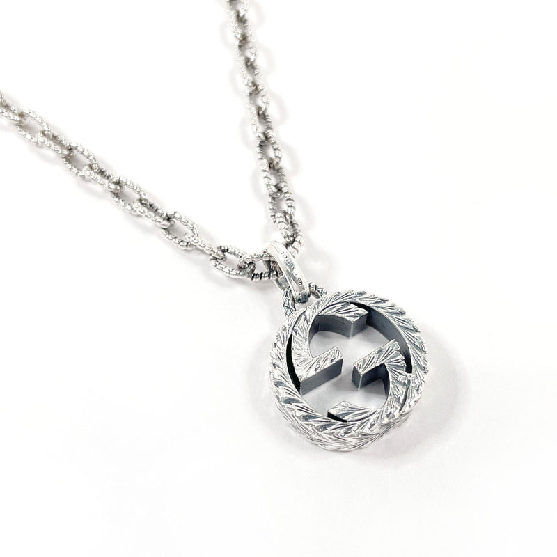 GUCCI Necklace Interlocking G Silver925 Silver unisex Second hand