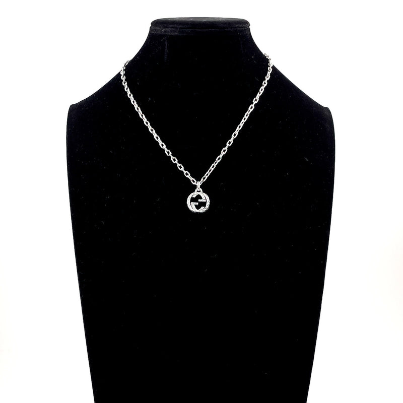 GUCCI Necklace Interlocking G Silver925 Silver unisex Second hand