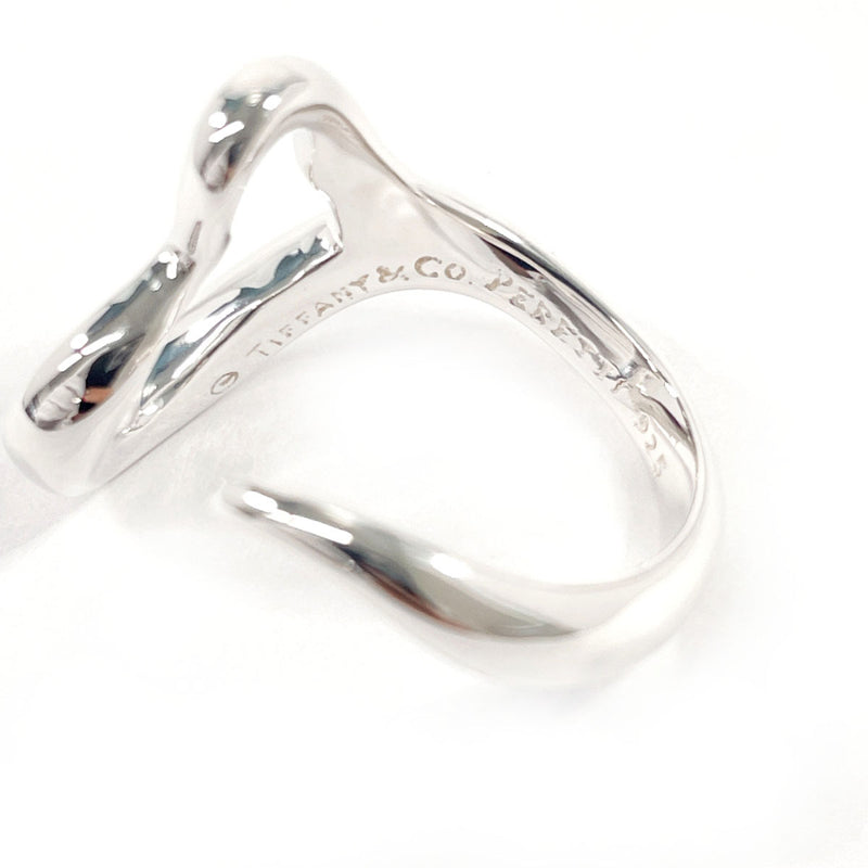 TIFFANY&Co. Ring Open heart Elsa Peretti Silver925 #US 6 3/4 Silver Women Second hand