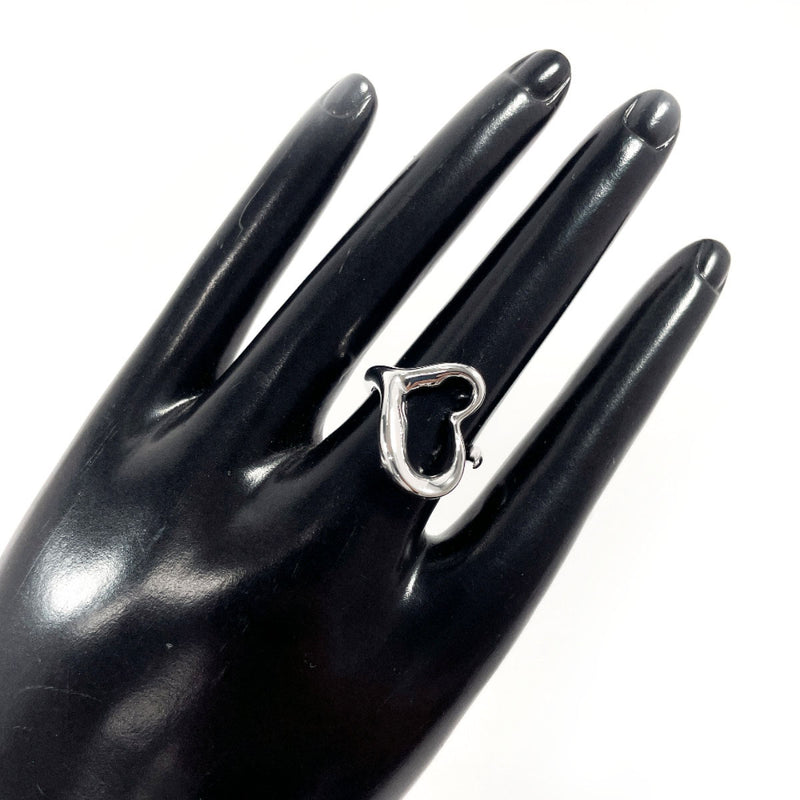 TIFFANY&Co. Ring Open heart Elsa Peretti Silver925 #US 6 3/4 Silver Women Second hand