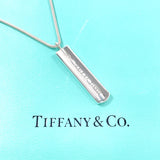 TIFFANY&Co. Necklace 1837 Bar Pendant Silver925 Silver unisex Second hand