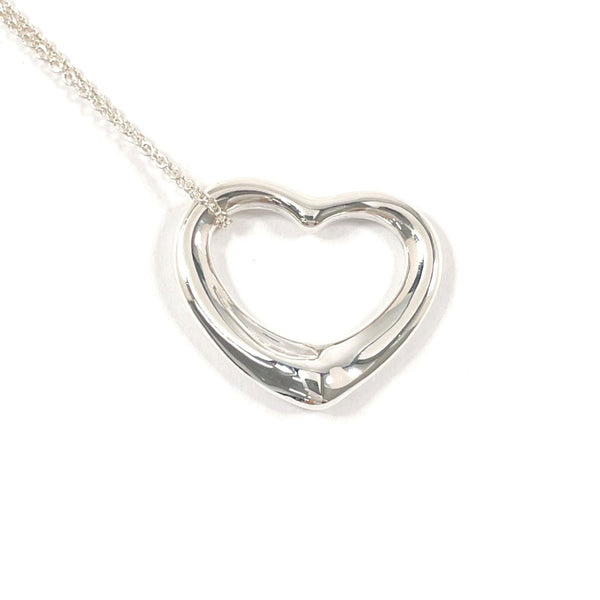 TIFFANY&Co. Necklace Open heart Elsa Peretti Silver925 Silver Women Second hand