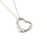 TIFFANY&Co. Necklace Open heart Elsa Peretti Silver925 Silver Women Second hand