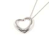 TIFFANY&Co. Necklace Open heart Elsa Peretti Silver925 Silver Women Second hand