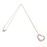 TIFFANY&Co. Necklace Open heart Elsa Peretti Silver925 Silver Women Second hand