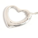 TIFFANY&Co. Necklace Open heart Elsa Peretti Silver925 Silver Women Second hand