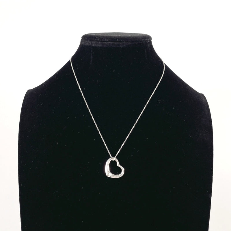 TIFFANY&Co. Necklace Open heart Elsa Peretti Silver925 Silver Women Second hand
