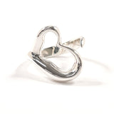 TIFFANY&Co. Ring Open heart Elsa Peretti Silver925 #US 6 Silver Women Second hand
