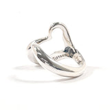 TIFFANY&Co. Ring Open heart Elsa Peretti Silver925 #US 6 Silver Women Second hand