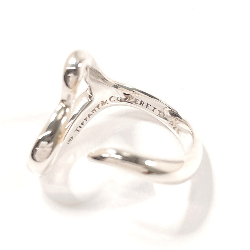 TIFFANY&Co. Ring Open heart Elsa Peretti Silver925 #US 6 Silver Women Second hand