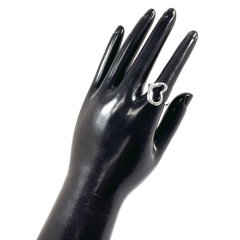 TIFFANY&Co. Ring Open heart Elsa Peretti Silver925 #US 6 Silver Women Second hand
