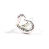 TIFFANY&Co. Ring Open heart Elsa Peretti Sterling Silver #US 4 1/2 Silver Women Second hand