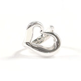 TIFFANY&Co. Ring Open heart Elsa Peretti Sterling Silver #US 4 1/2 Silver Women Second hand