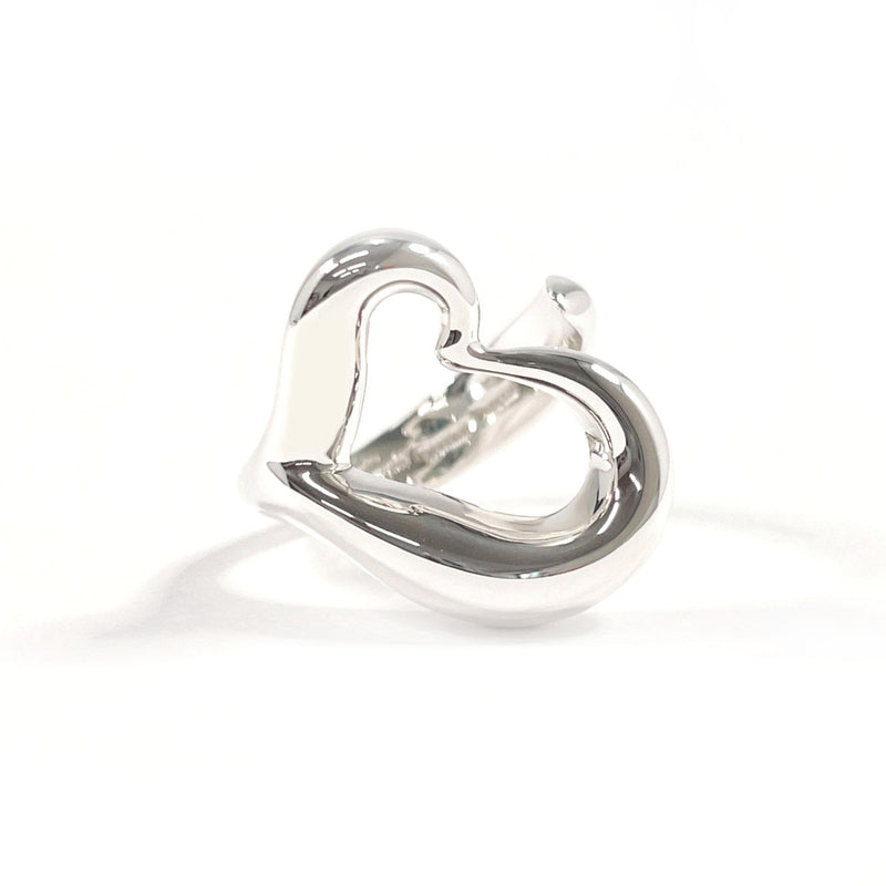 TIFFANY&Co. Ring Open heart Elsa Peretti Sterling Silver #US 4 1/2 Silver Women Second hand