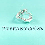 TIFFANY&Co. Ring Open heart Elsa Peretti Sterling Silver #US 4 1/2 Silver Women Second hand