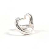 TIFFANY&Co. Ring Open heart Elsa Peretti Sterling Silver #US 4 1/2 Silver Women Second hand