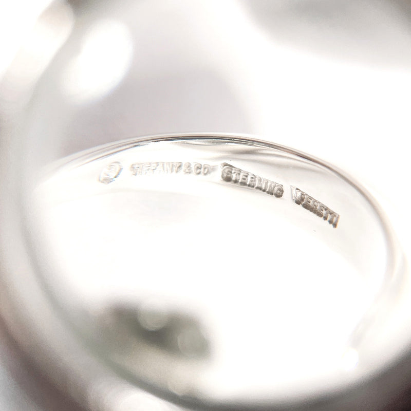TIFFANY&Co. Ring Open heart Elsa Peretti Sterling Silver #US 4 1/2 Silver Women Second hand