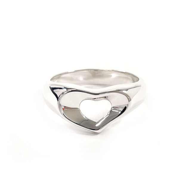 TIFFANY&Co. Ring Open heart Elsa Peretti Silver925 #US 5 3/4 Silver Women Second hand