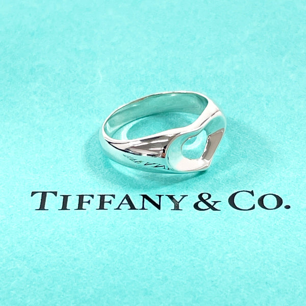TIFFANY&Co. Ring Open heart Elsa Peretti Silver925 #US 5 3/4 Silver Women Second hand