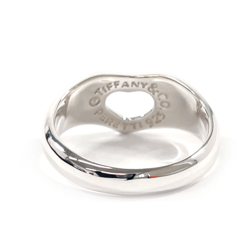 TIFFANY&Co. Ring Open heart Elsa Peretti Silver925 #US 5 3/4 Silver Women Second hand