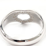 TIFFANY&Co. Ring Open heart Elsa Peretti Silver925 #US 5 3/4 Silver Women Second hand
